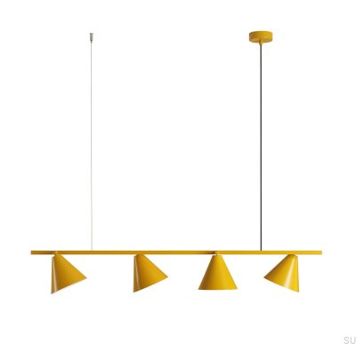 Lámpara colgante Form 4 Metal Mostaza