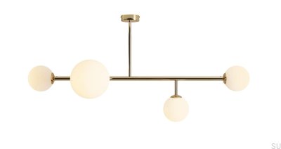 Lámpara de techo Dione 4 Metal Dorado