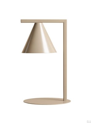 Lámpara de escritorio Form Metal Beige