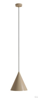 Lámpara colgante Form Metal Beige