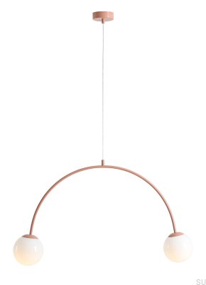 Lámpara colgante Una 2 Metal Coral