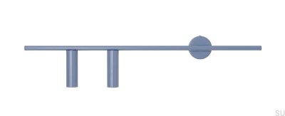 Lámpara de pared Trevo 2 Metal Blue (izquierda)