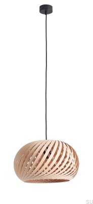 Lámpara colgante de madera de haya Nature Cross S
