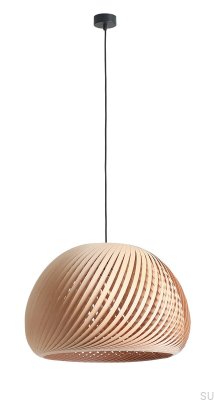 Lámpara colgante Nature Cross XL de madera de haya