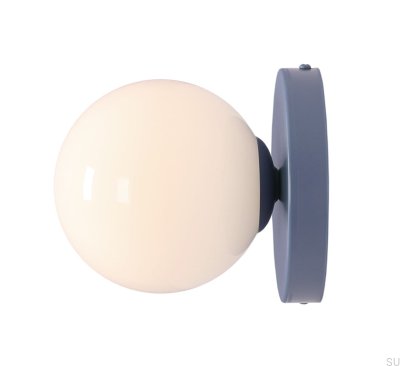 Lámpara de pared Ball II S Metal Azul