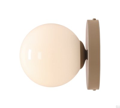 Lámpara de pared Ball II S Metal Beige