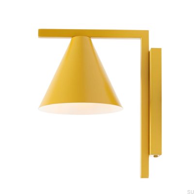 Lámpara de pared de metal Form Mostaza