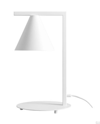 Lámpara de escritorio Form Metal Blanco