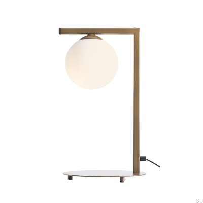 Lámpara de escritorio Zac Metal Beige
