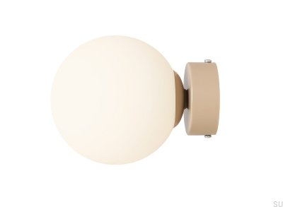 Lámpara de pared Ball S Metal Beige