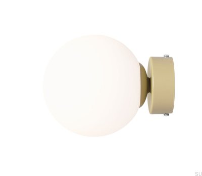 Lámpara de pared de metal pistacho Ball S