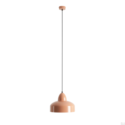 Lámpara colgante de metal coral Como
