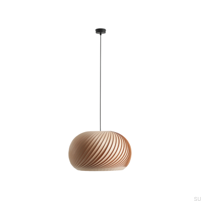 Lámpara colgante Nature Dark L Madera Haya