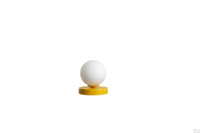 Lámpara de escritorio Ball S Metal Mostaza