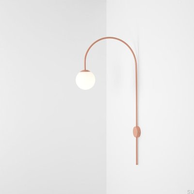Lámpara de pared Una Metal Coral