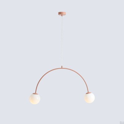 Lámpara colgante Una 2 Metal Coral