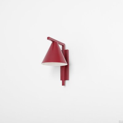 Lámpara de pared Form Metal Borgoña
