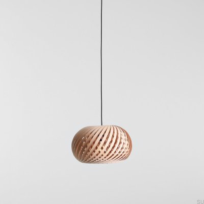 Lámpara colgante de madera de haya Nature Cross S