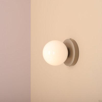 Lámpara de pared Ball II S Metal Beige