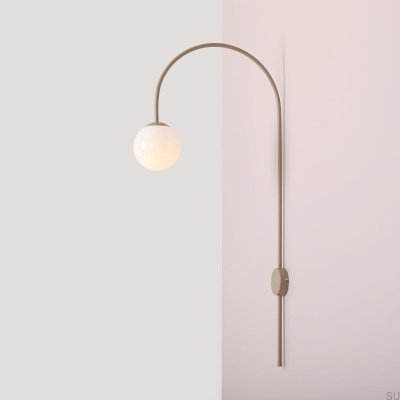 Lámpara de pared Una Metal Beige