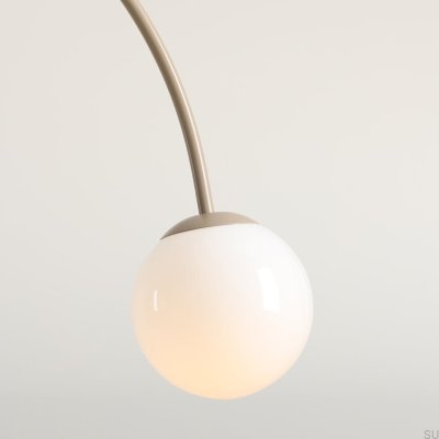 Lámpara colgante Una 2 de metal beige