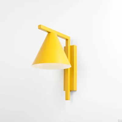 Lámpara de pared de metal Form Mostaza