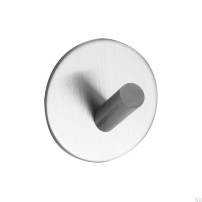 Colgador de pared Base 100-1 Acero cepillado