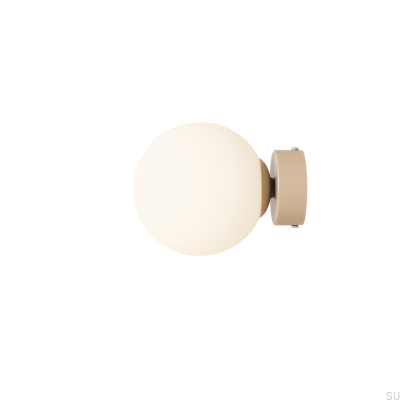Lámpara de pared Ball S Metal Beige