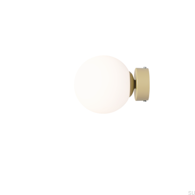 Lámpara de pared de metal pistacho Ball S
