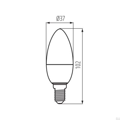Bombilla LED iQ E14