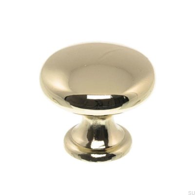 Pomo para mueble 1014 Oro Pulido, Lacado