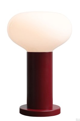 Lámpara de escritorio Flo S Metal Rojo
