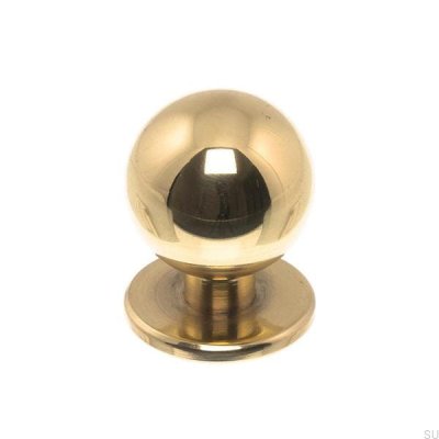 Pomo para mueble 1349 20 Latón Pulido, Lacado