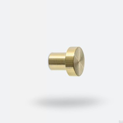 Colgador de pared Nena S Short W Latón, cepillado sin pintar