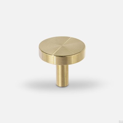 Pomo para mueble Nena M Latón, Cepillado Sin pintar