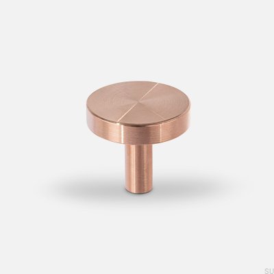 Pomo para mueble Nena M Cobre Cepillado Sin pintar