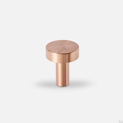 Pomo para mueble Nena S Cobre Cepillado Sin pintar
