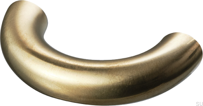 Tirador para mueble Arch 052 41, oblongo, latón pulido, sin barnizar