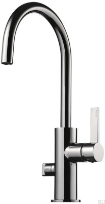 Grifo de cocina con válvula para lavavajillas ARM184 Latón Plata Cromo