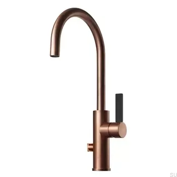 Grifo de cocina con válvula para lavavajillas ARM184 Cobre cepillado Sin pintar