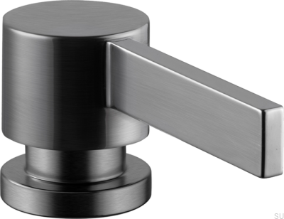 Dispensador de jabón ARM228 de latón cromado negro cepillado