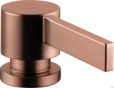 Dispensador de jabón sin lacar de cobre cepillado ARM228