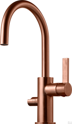 Grifo de cocina con válvula para lavavajillas ARM384 Cobre cepillado Sin pintar