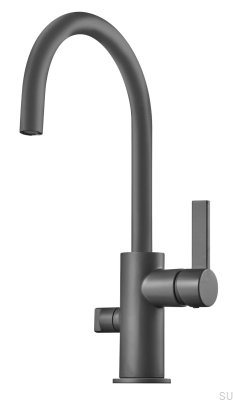 Grifo de cocina con válvula para lavavajillas ARM384 Latón Grafito