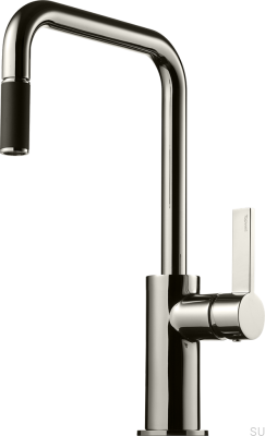 Grifo de cocina extraíble ARM577 Latón Negro Platino