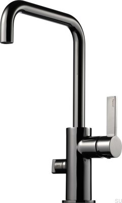 Grifo de cocina con válvula para lavavajillas ARM584 Latón Cromo Negro