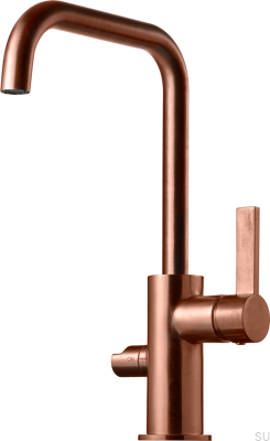 Grifo de cocina con válvula para lavavajillas ARM584 Cobre cepillado Sin pintar