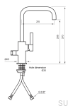 9426301--Bateria-kuchenna-z-zaworem-do-zmywarki-ARM584-Miedziana-Szczotkowana-Nielakierowana-Tapwell-Skandynawskie-Uchwyty_2