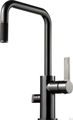 Grifo de cocina ARM587 de latón cromado negro