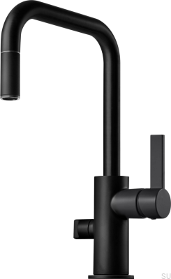 Grifo de cocina de latón ARM587 negro mate